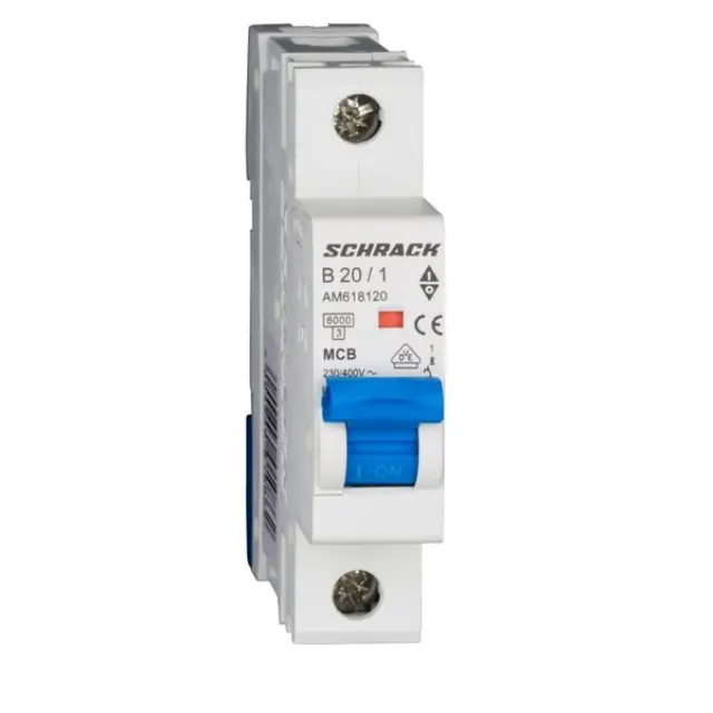 Miniature Circuit Breaker (MCB) AMPARO 6kA, B 20A, 1-pole