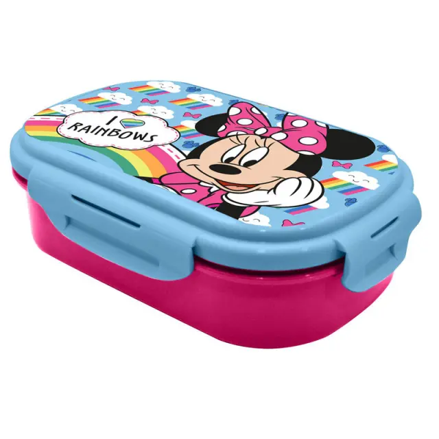 Φαγητοδοχείο με πιρούνι Disney Minnie lunch box + cutlery MN30016