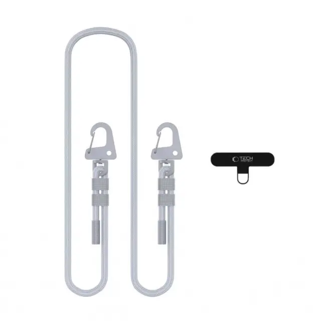 Tech-protect C5sd Rope Crossbody Strap Crayon Grey