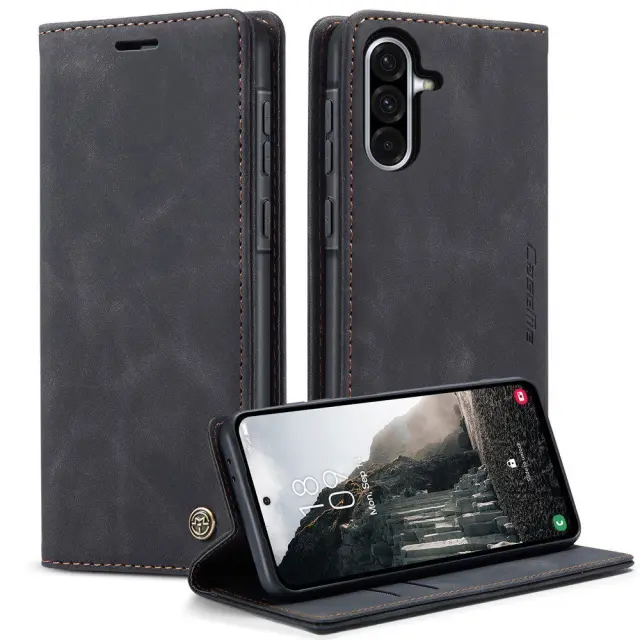 Θήκη Βιβλίο για Galaxy A36/A56-Black OEM