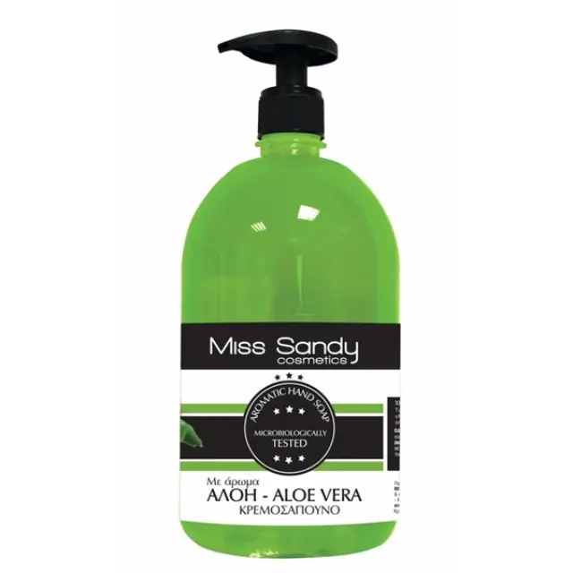 Miss Sandy Κρεμοσάπουνο Με Βαλβίδα Aloe Vera 1000ml