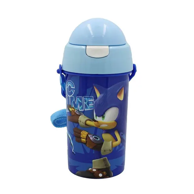 Gim Παγούρι Πλαστικό με Καλαμάκι 500ml Sonic Prime (572-53209)