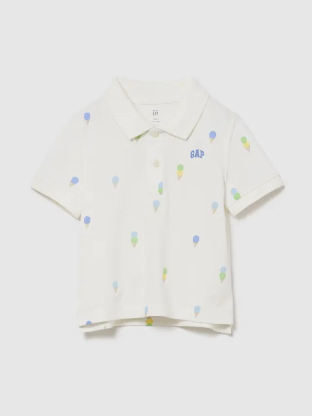 Βρεφικό & Νηπιακό Πικέ Πόλο Μπλουζάκι new off white - 5YRS