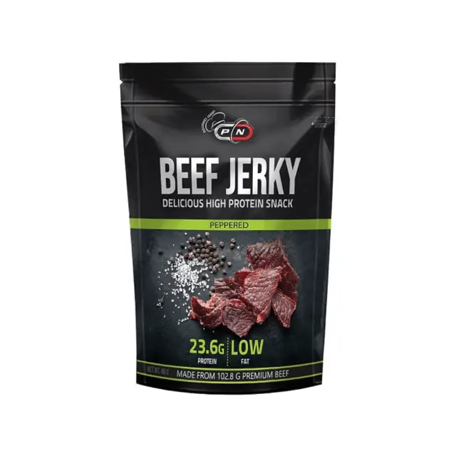 Pure Nutrition Beef Jerky Peppered 40γρ