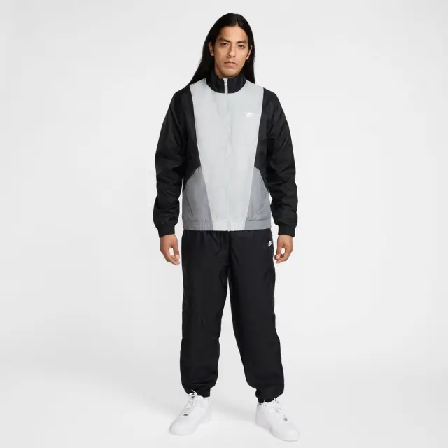 Nike Club Woven Trucksuit (HJ1985-010) - Μαύρο-Γκρί