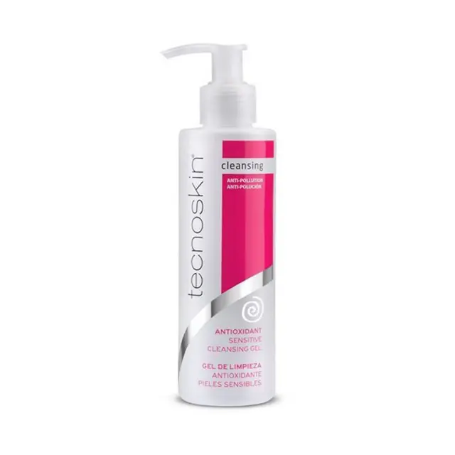TECNOSKIN Antioxidant Sensitive Clean Gel, Αντιοξειδωτικό Gel Καθαρισμού & Demaquillage 200ml 2