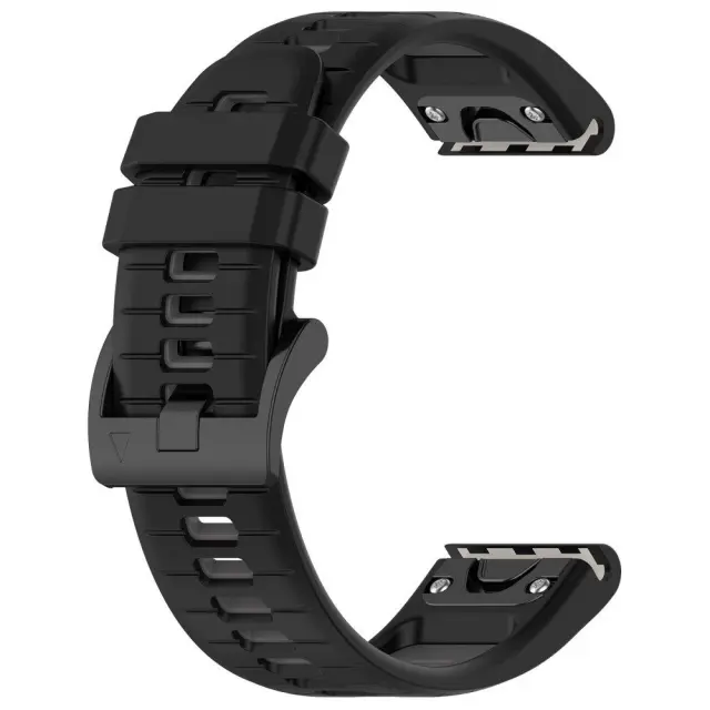Dual Colour Λουράκι για Fenix 5s/6s/6s/7s Pro/8/9 (43mm)-Black/Grey OEM