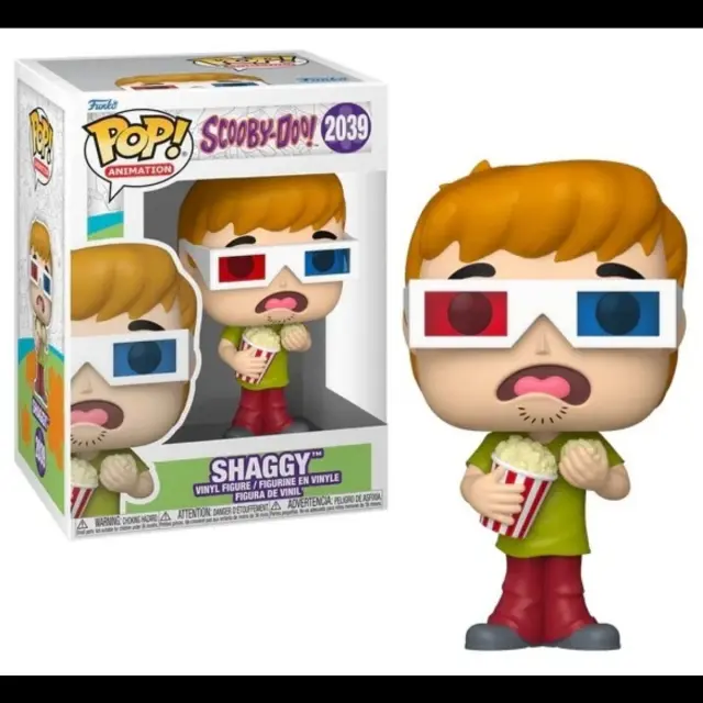 Funko POP! Animation Scooby-Doo Shaggy with 3D Glasses #2039 Συλλεκτική Φιγούρα Βινυλίου 11,2cm
