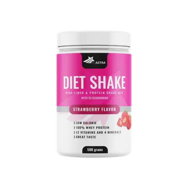 Diet Shake - Φράουλα (500γρ) Natura Therapy