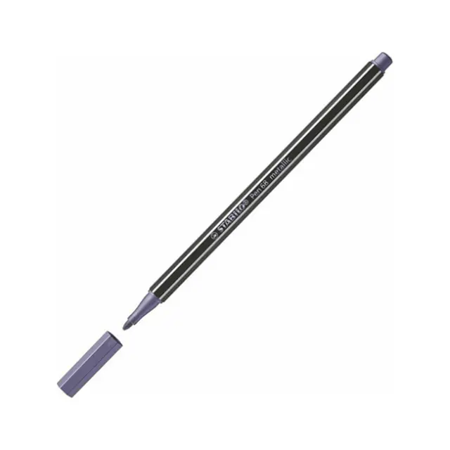 Stabilo 68 Μαρκαδόρος Σχεδίου Μωβ Μεταλλικό (68/855)