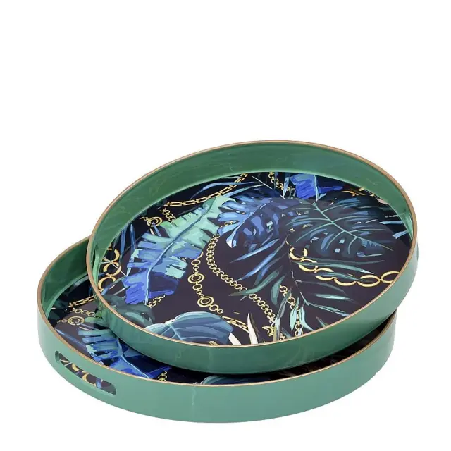 Δίσκος Tropical Πλαστικό Φ37x4/Φ35x4cm Σετ 2τμχ 3-70-973-0014