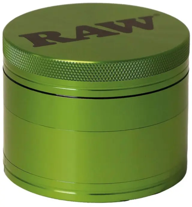 RAW Grinder Τρίφτης Αλουμινίου Πράσινο 56mm - 4 Parts