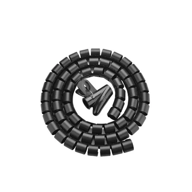 Unitek Spiral Cable Organizer 25m 22mm Black (OT1102ABK03-25M)