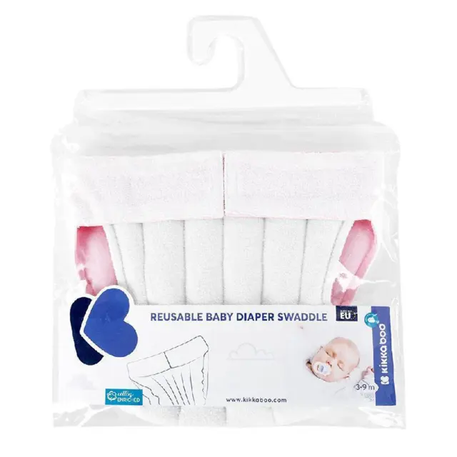 Επαναχρησιμοποιούμενη πλενόμενη Πάνα Kikka Boo Pink 41170000014