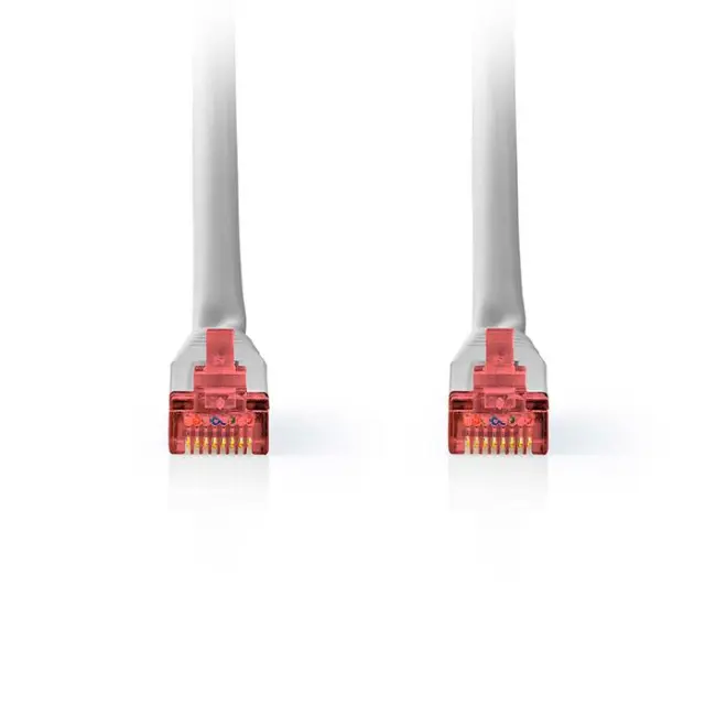 Καλώδιο δικτύου CAT 6, S/FTP, 15m σε γκρι χρώμα.
