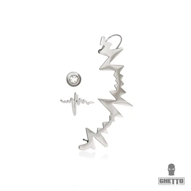 Ghetto Punk Kpop Set 3pcs Earrings Stainless Steel For Women