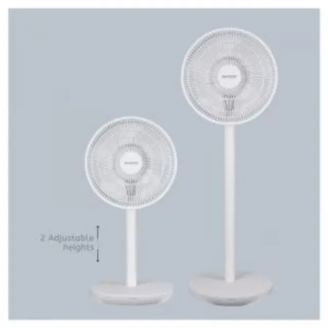Επιδαπέδιος Ανεμιστήρας Niaros Puncha 35W Λευκό N68209 3