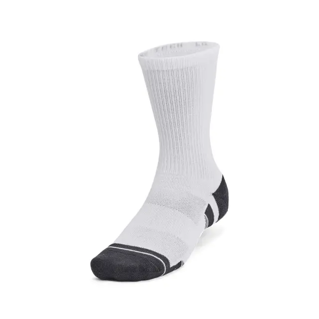 Under Armour Unisex Performance Tech 3 Pack Crew Socks Άσπρο 1379512-100 (Under Armour)