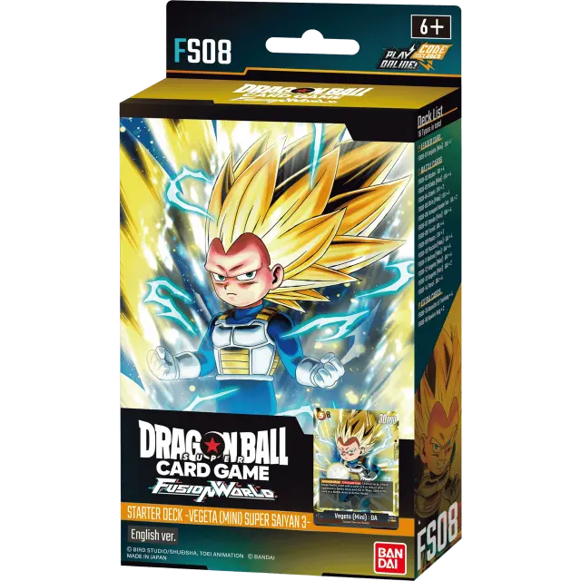Dragon Ball Fusion World FS08 Starter Deck Vegeta Mini Super Saiyan 3 - EN