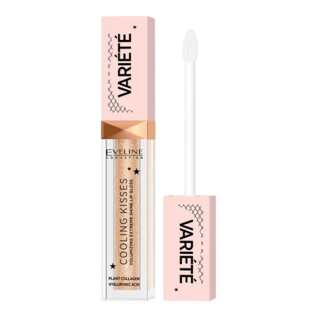 Eveline Variete Cooling Kisses Lip Gloss Increasing 01 Ice Mint 6.8ml