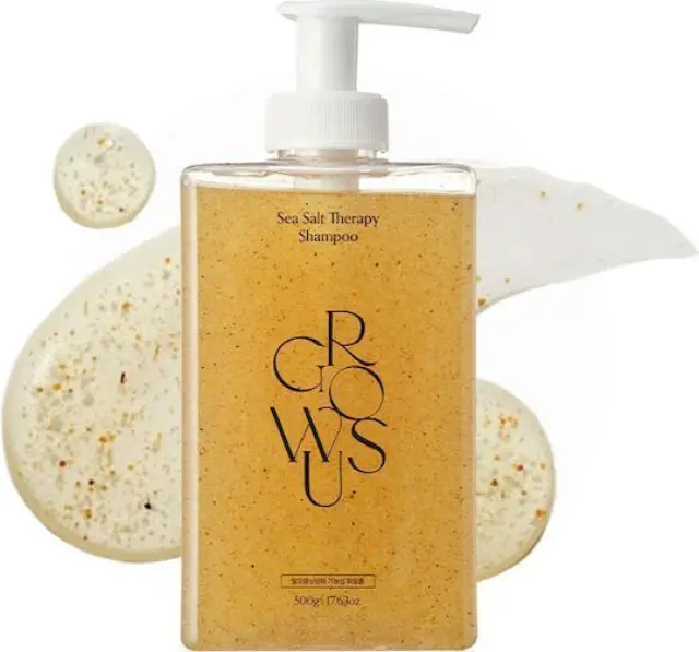 Growus Sea Salt Therapy Shampoo - Αναζωογονητικό Σαμπουάν για το Τριχωτό & τα Μαλλιά 500ml