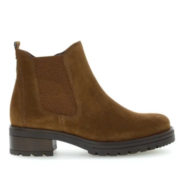 Gabor Μποτάκια Γυναικείο δέρμα suede Καφέ GAB/52781 43-COGNAC