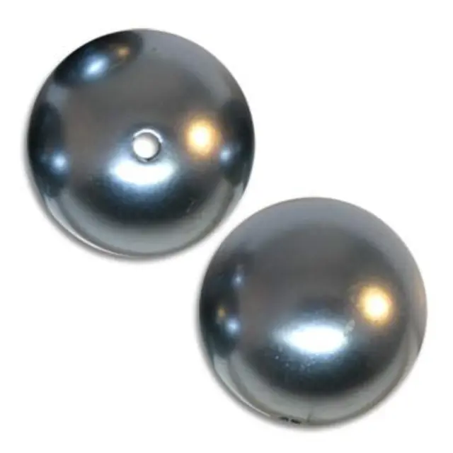 Τεχνητή Χάντρα Hematite Pearl 18mm - 12τεμ