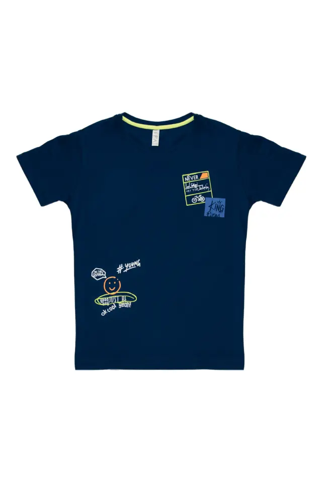 T-Shirt Kid King Gym Μπλε Σκούρο
