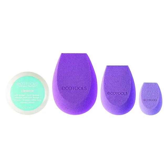 EcoTools Better Blends Ahead Σετ Σφουγγαριών Μακιγιάζ 4τμχ 3