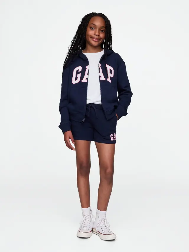 Μπλε Παιδικό Gap Logo Pull-On Σορτς blue