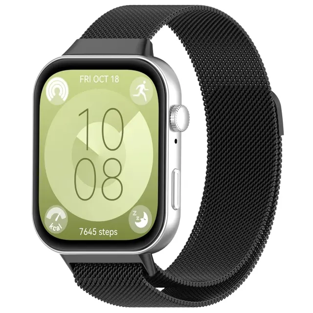 Techsuit - Watchband (W009) - Huawei Watch Fit 3 / Fit 4 / Fit 4 Pro / Fit 5 / Fit 5 Pro - Black