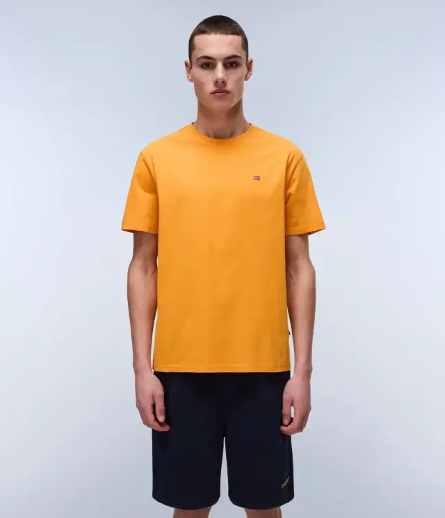 Napapijri - Ανδρικό T-shirt Salis Ss Sum Regular Fit NP0A4H8D-A70 Πορτοκαλί - L