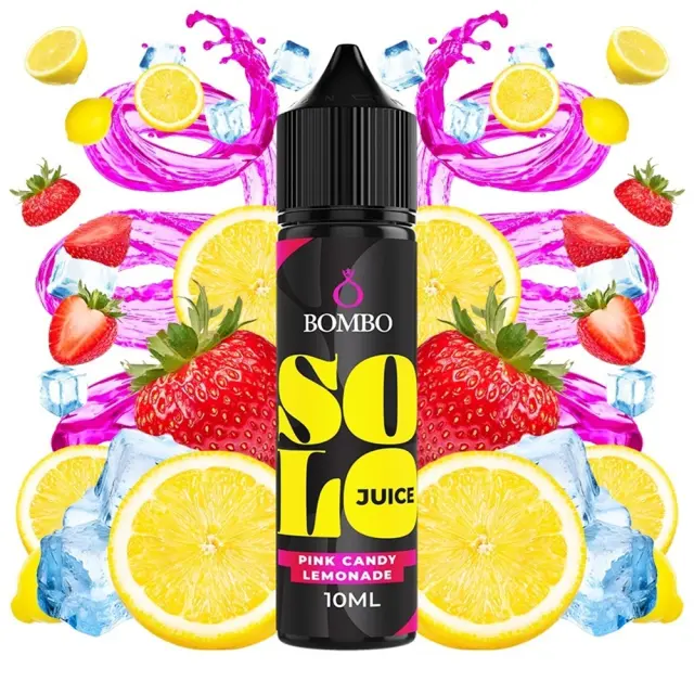Solo Juice Pink Candy Lemonade 10ml (60ml) - Bombo Flavorshots
