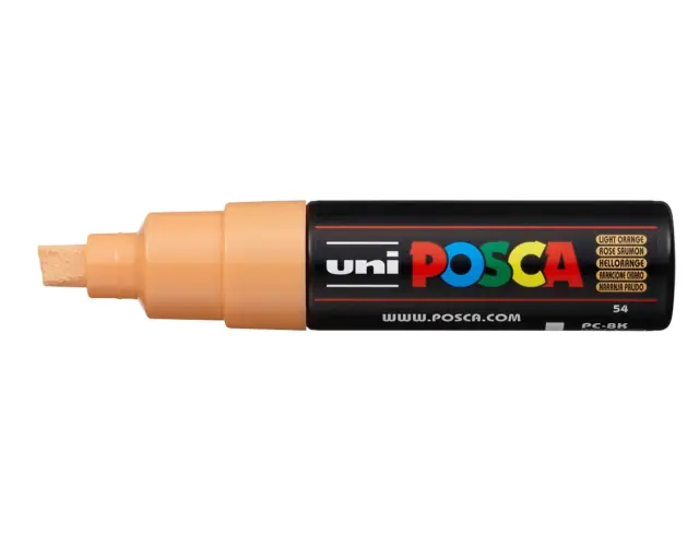 Μαρκαδόρος Σχεδίου Uni Posca PC-8K με πάχος μύτης 8.0mm - Light OrangePC-8K(E) - AN-ΠOPT