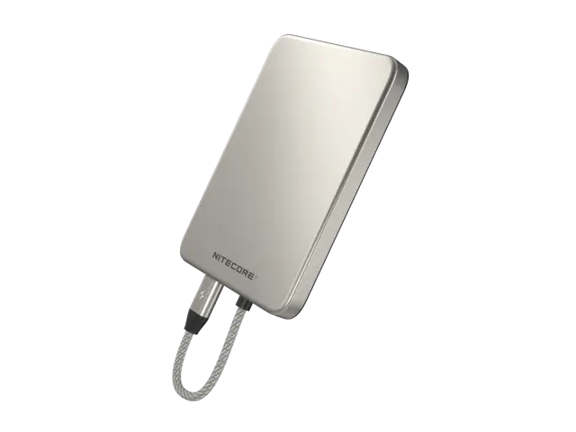 POWER BANK NITECORE POCKET 5, 5000ma Ultra Thin Aluminium body, Grey
