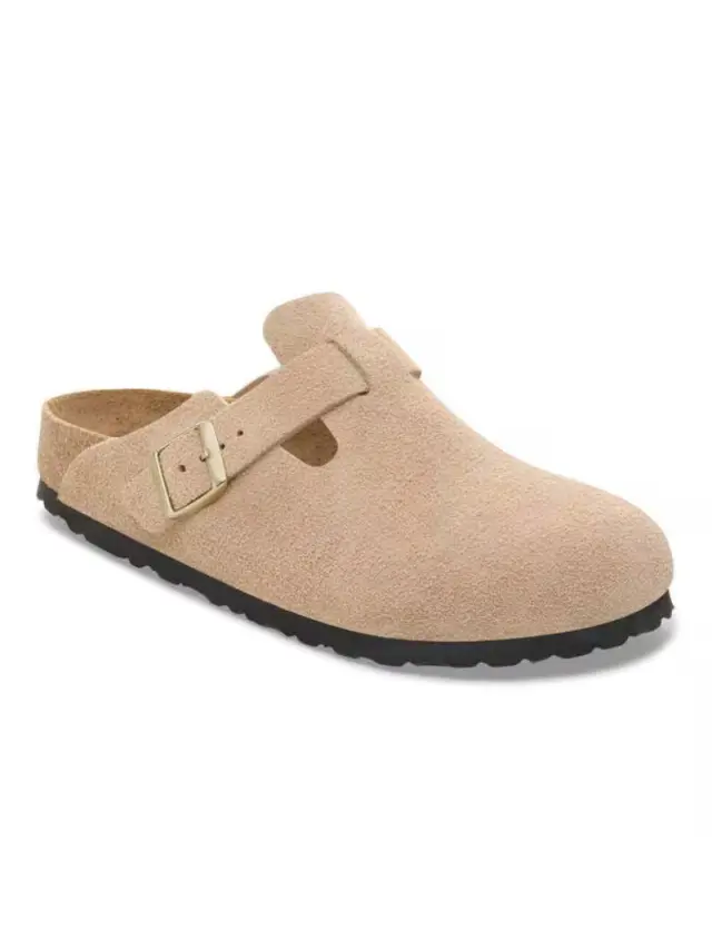 Birkenstock Σαμπώ Επαγγελματικό δέρμα suede Μπεζ BIR/BOSTON 1030855 SANDCAST - 36 2