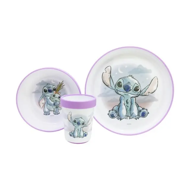 Stor Σετ Φαγητού 3Τμχ Stitch 2