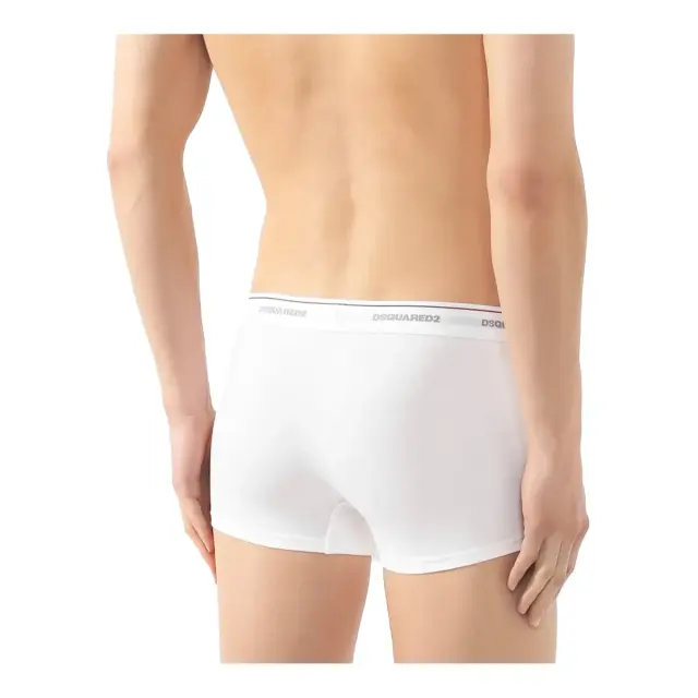 DSQUARED2 Ανδρικό Boxer Classic Logo - Τριπλό Πακέτο, Χρώμα Λευκό - S 3