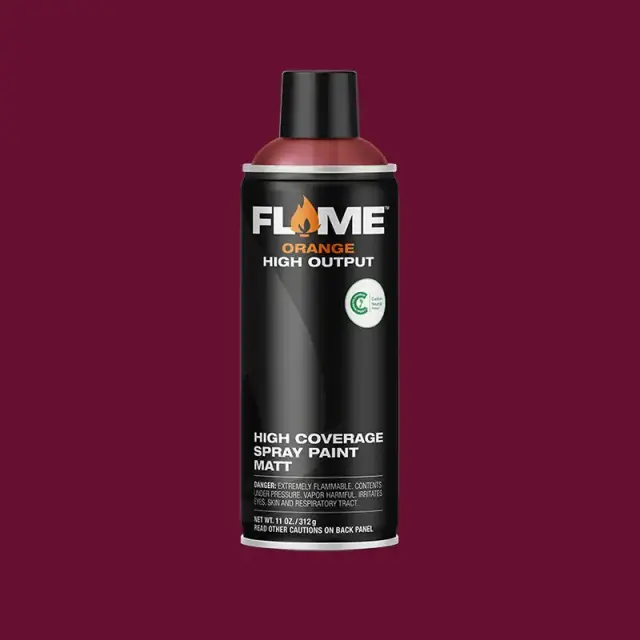 Flame Orange Spray Paint 400ml FO-320 Burgundy