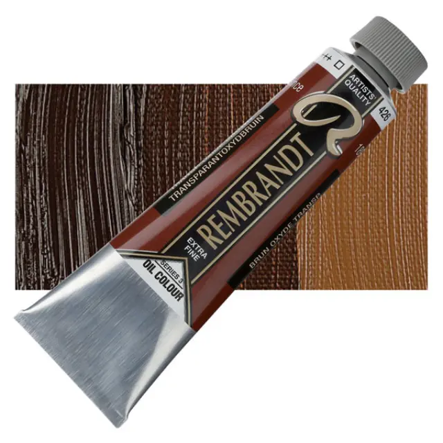 Λάδι Talens Rembrandt - 426 Transparent Oxide Brown - 40ml