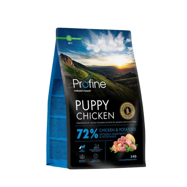 Profine Dog Puppy Chicken 3Kg Μονόχρωμο