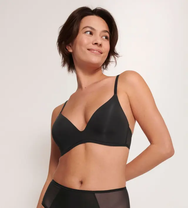 Sloggi Σουτιέν Bralette Soft Adapt PU Μαύρο
