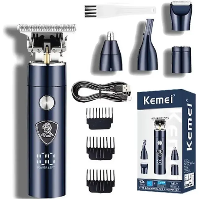Kemei KM-257 Ξυριστική Μηχανή Προσώπου Επαναφορτιζόμενη 2