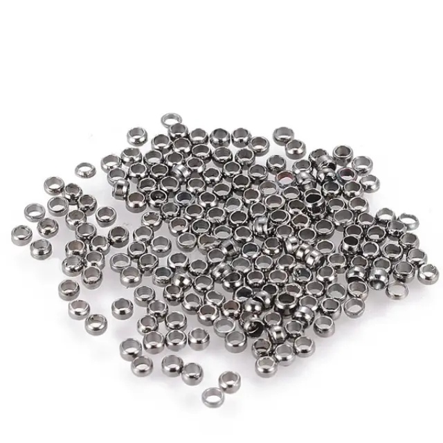 Στοπάκια Crimp Gunmetal Ø2mm 2.4gr (~200τεμ)