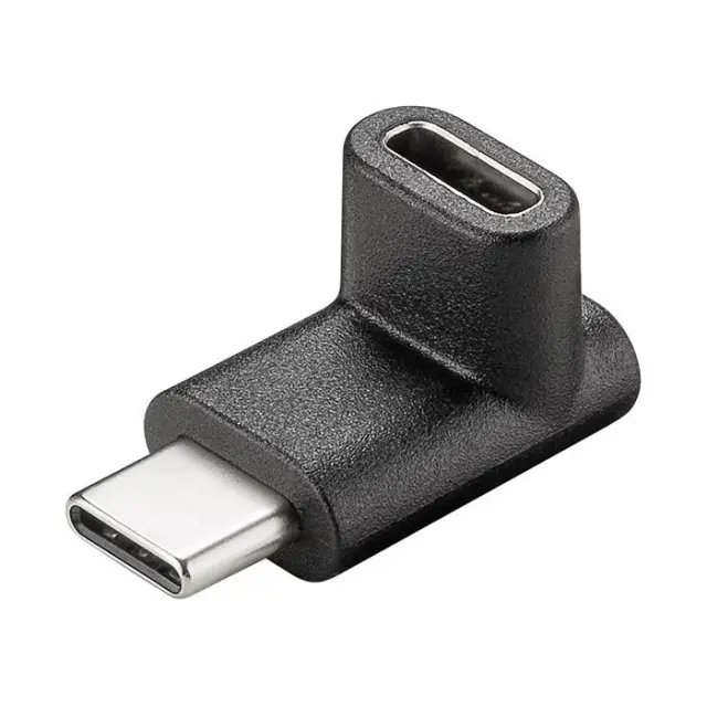 Αντάπτορας USB 3.2 Gen 1x1 Type-C θηλ. - USB Type-C αρσ., σε γωνία 90°.