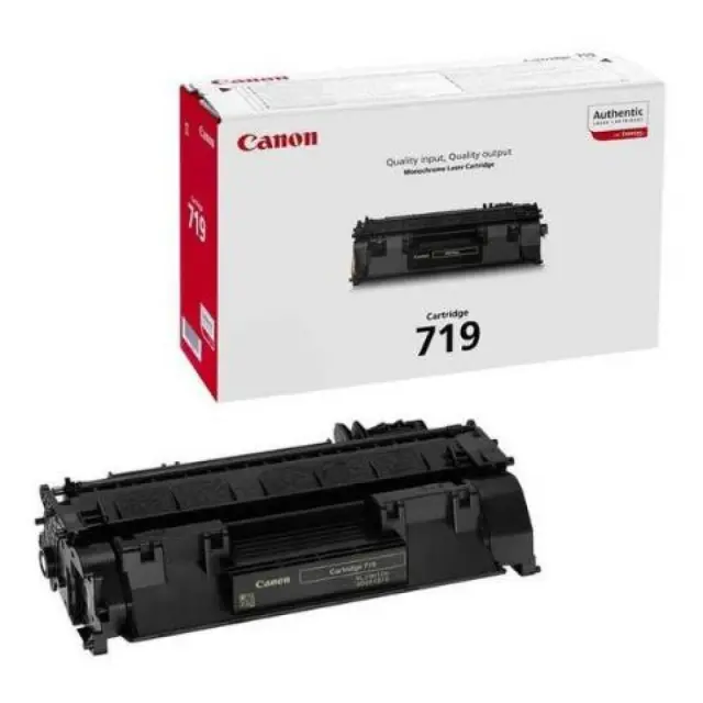 Canon 719 Γνήσιο Toner Laser Εκτυπωτή Μαύρο 2100 Σελίδων (3479B002)