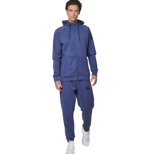 Body Action Men's Sport Gym Tech Zip Hoodie Μπλε Σκούρο 073521-04 (Body Action) - XXLarge 2