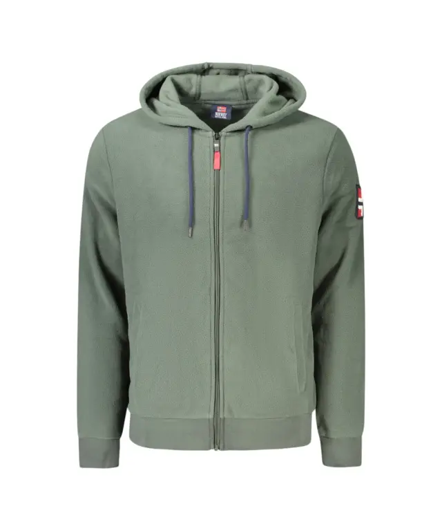 Norway Nautical School - Ανδρική Ζακέτα Φούτερ Fleece 849531-ARMY Πράσινο - S
