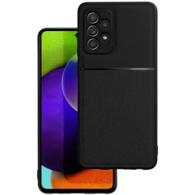 Θήκη Forcell Noble Back Cover Πλαστικό / Σιλικόνης Μαύρο (Galaxy A53)