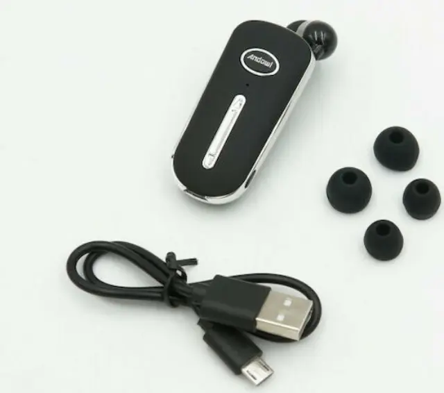 Andowl Q-E80 In-ear Bluetooth Handsfree Ακουστικό Πέτου Μαύρο 2